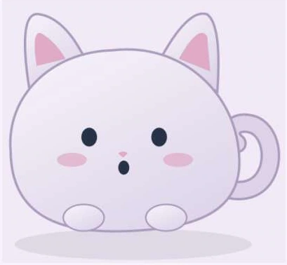 大きく膨らんだむにねこ
