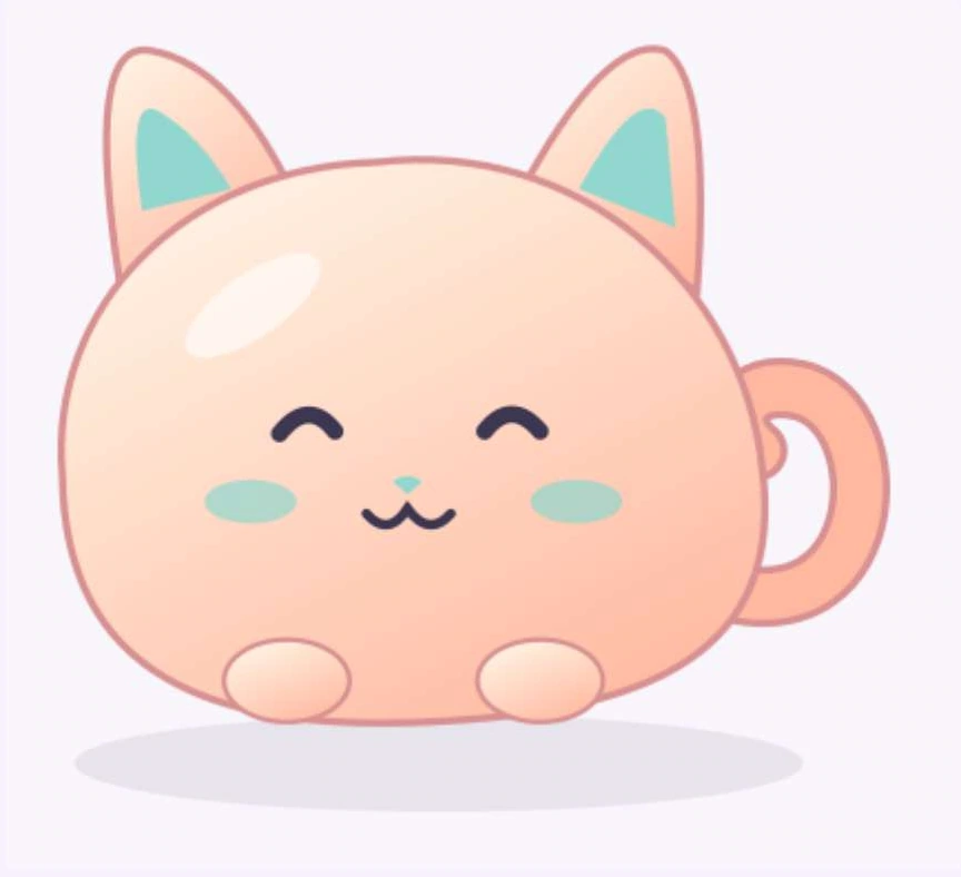 現在のむにねこの姿の別の例