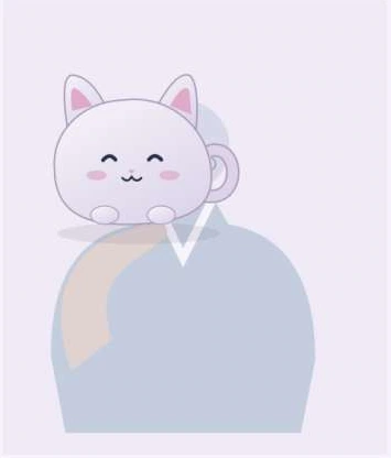 むにねこを手に取る様子