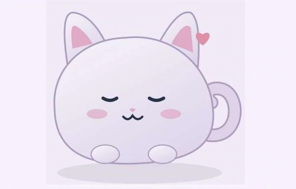 なでられてくつろぐむにねこ